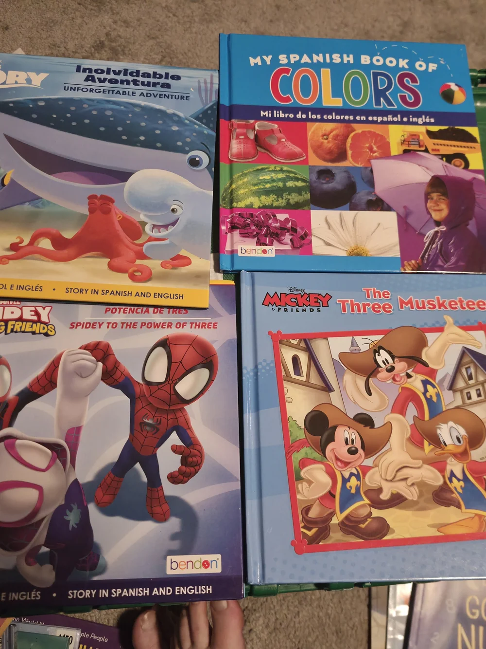 4-book Bundle Of Bendon Bilingual Board Books